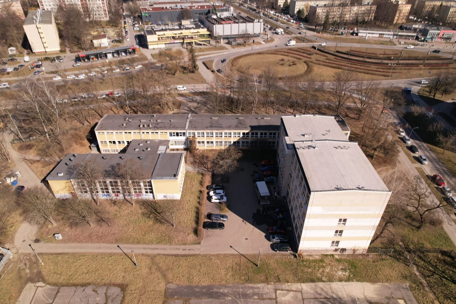 Kompleks i otoczenie z lotu ptaka